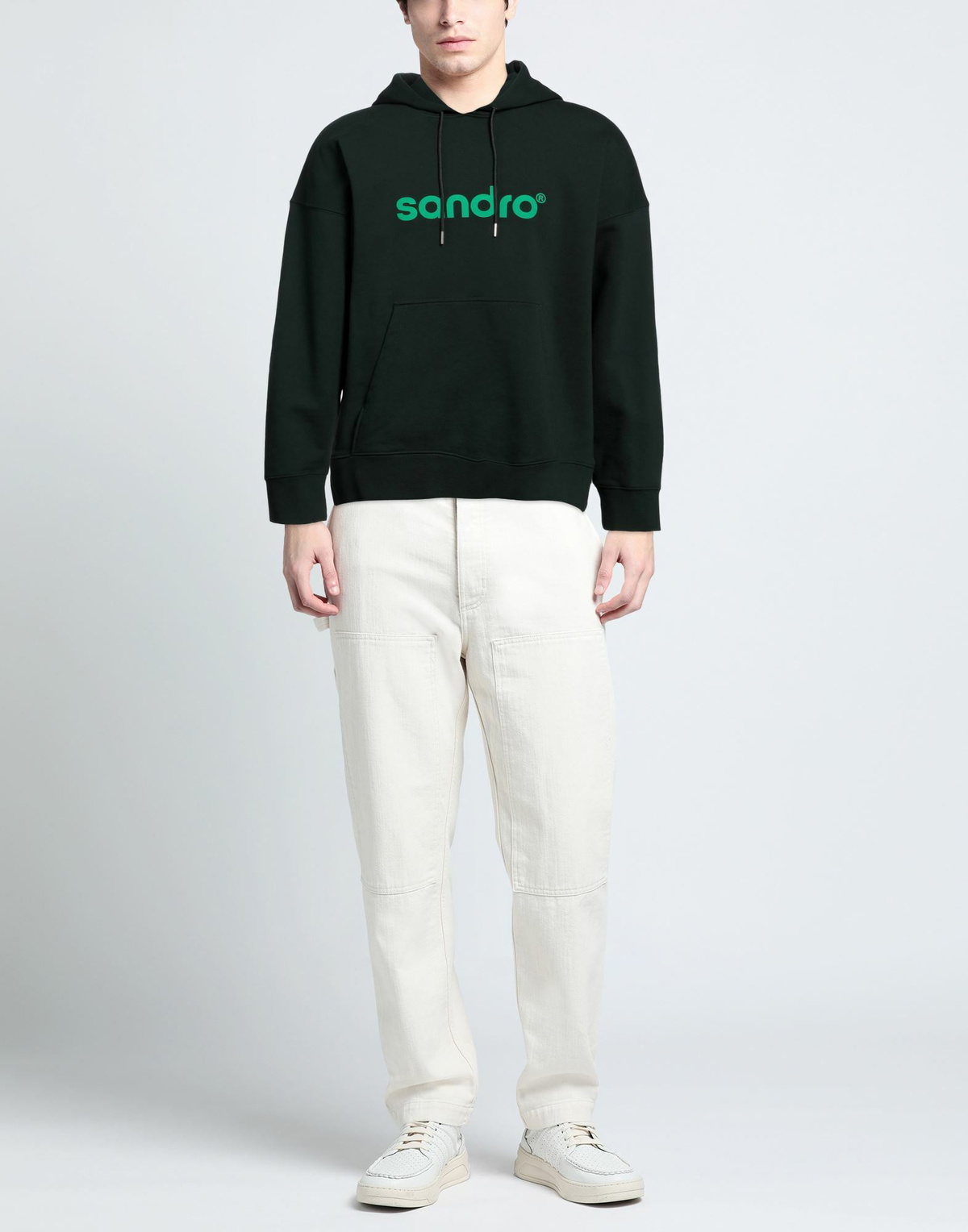 Sandro Mens Sweatshirt Dark in Green