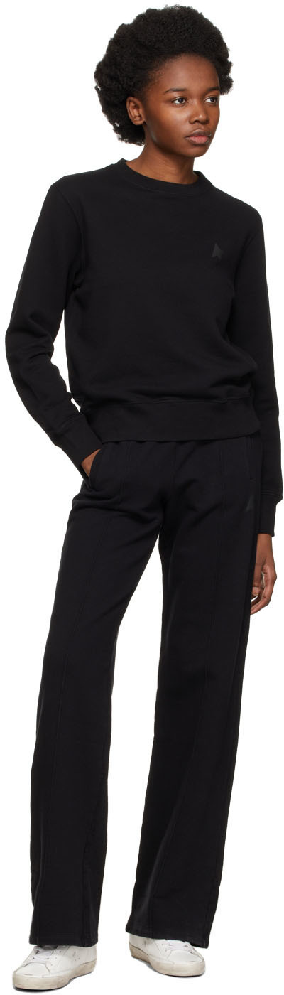 Golden Goose Black Dorotea Star Lounge Pants
