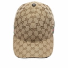 Gucci Men's GG Logo Baseball Cap in Beige