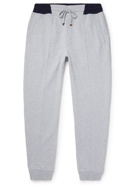 BRUNELLO CUCINELLI - Tapered Cotton-Jersey Sweatpants - Gray