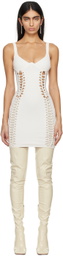 Dion Lee Off-White Braided Minidress