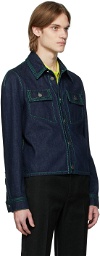 Bottega Veneta Indigo 3-Stitch Denim Jacket