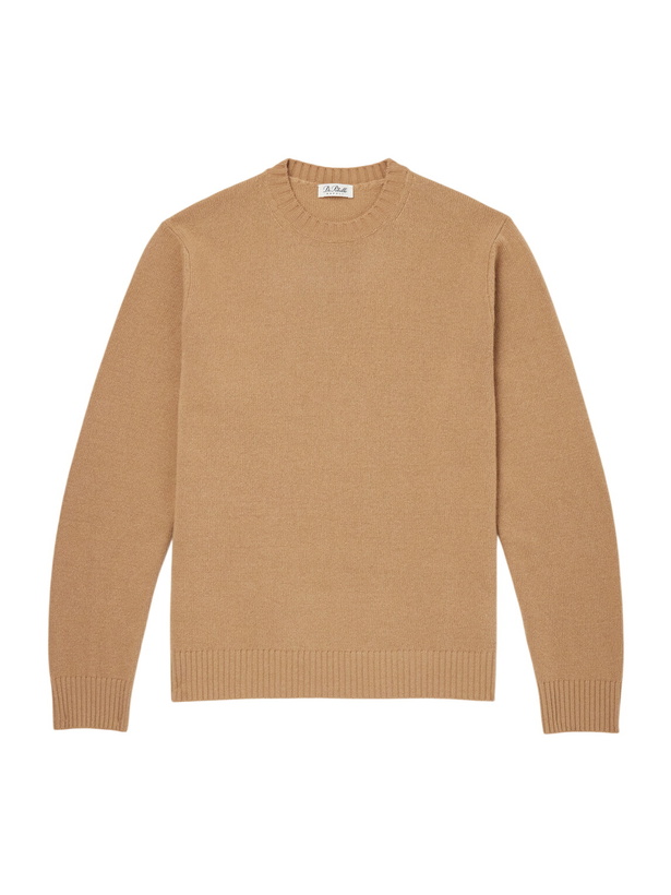 Photo: De Petrillo - Merino Wool and Cashmere-Blend Sweater - Brown