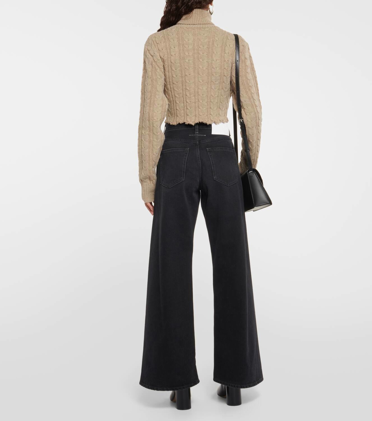 MM6 Maison Margiela Mid-rise wide-leg jeans MM6 Maison Margiela