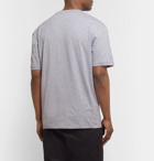 McQ Alexander McQueen - Logo-Print Mélange Cotton-Jersey T-Shirt - Gray