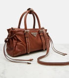 Prada Prada Bonnie Small leather top-handle bag