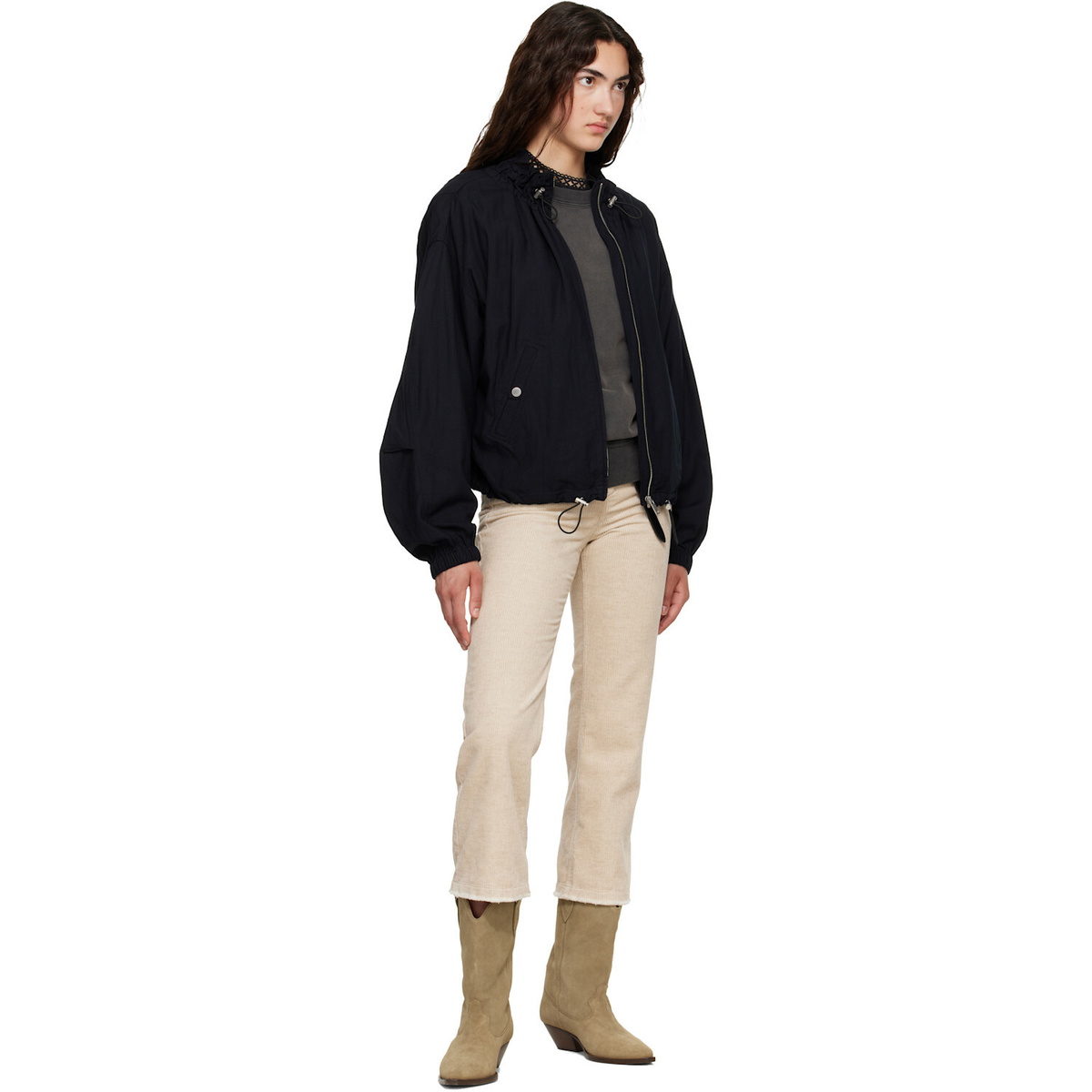 Isabel Marant Etoile Black Plume Jacket
