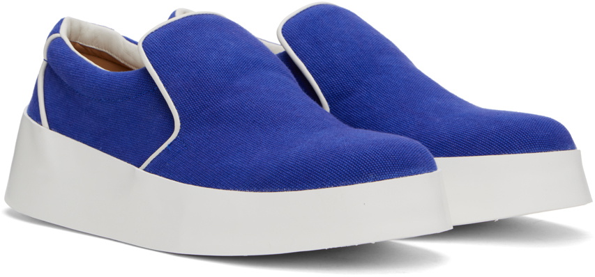 JW Anderson Blue Piping Sneakers