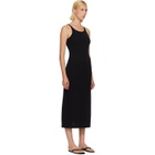 TOTEME Black Fluid Slip Maxi Dress