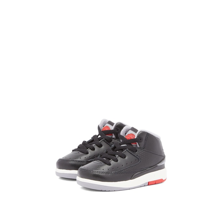 Photo: Air Jordan 2 Retro TD Sneakers in Black/Cement Grey