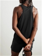 Satisfy - Perforated Space-O™ Stretch-Jersey Tank Top - Black