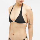 GCDS Women's Logo Bikini Bra in Nero