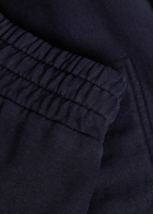 Citizens OF Humanity Viveene Turn-up Cotton Shorts Navy