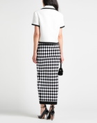 Balmain Womens Midi skirt in Black