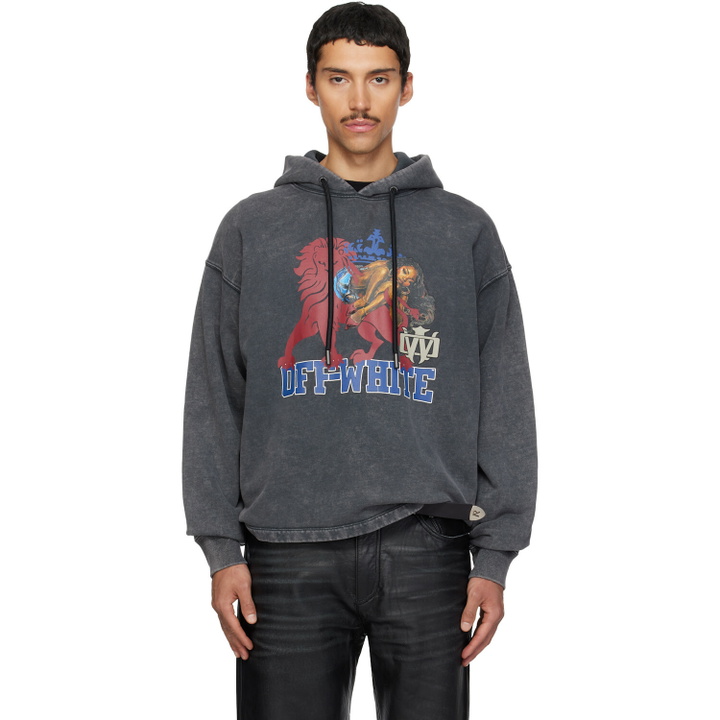 Photo: Off-White Black Royal Girl Hoodie