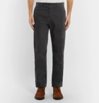 Mr P. - Dark-Grey Cotton-Corduroy Trousers - Men - Dark gray