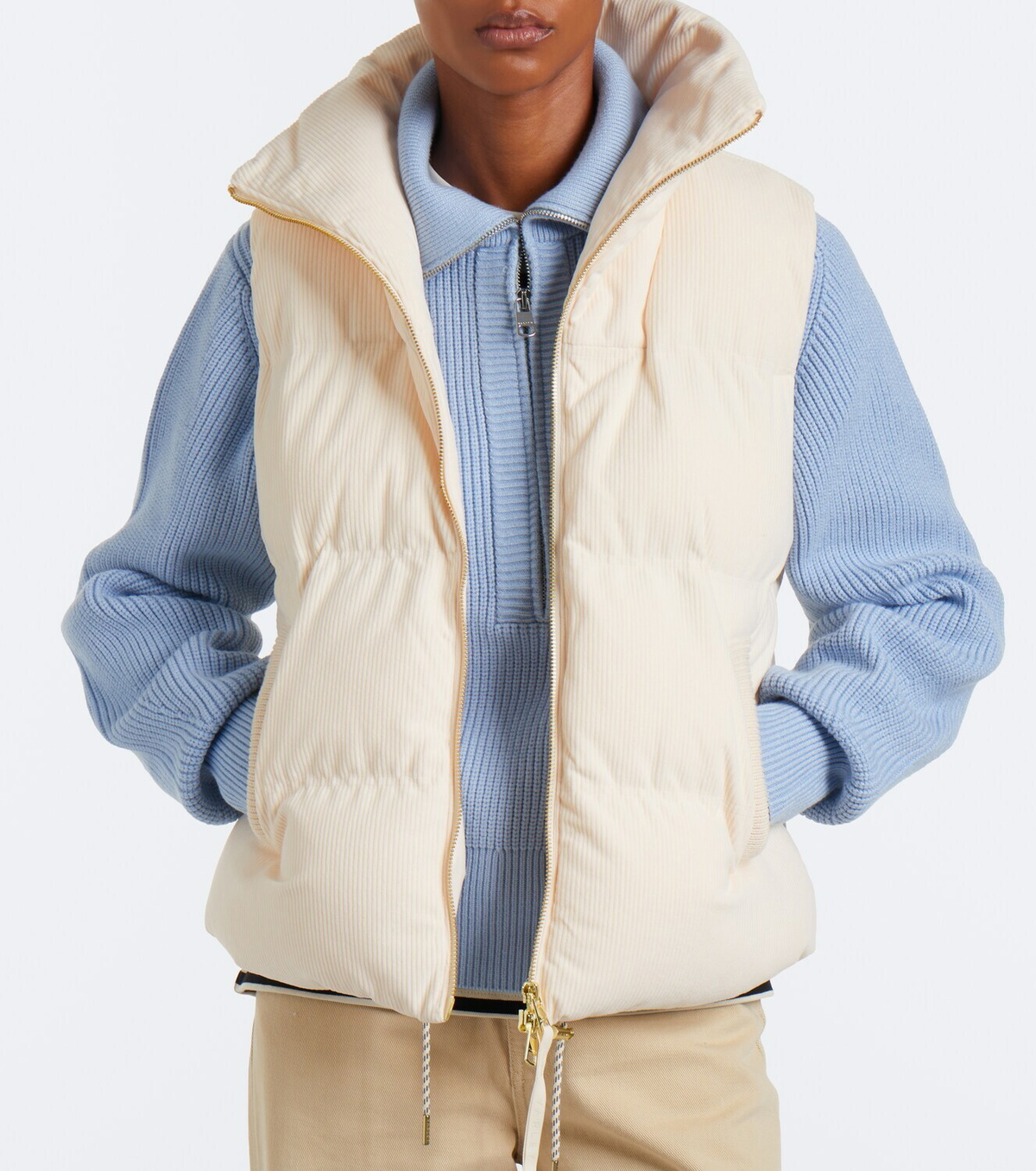 Varley Lilah corduroy puffer vest