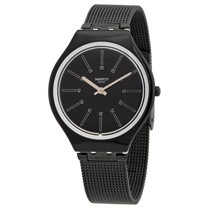 Photo: Swatch Skinotte Quartz Black Dial Ladies Watch SVOB100M