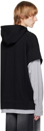 Givenchy Black & Gray Layered Hoodie