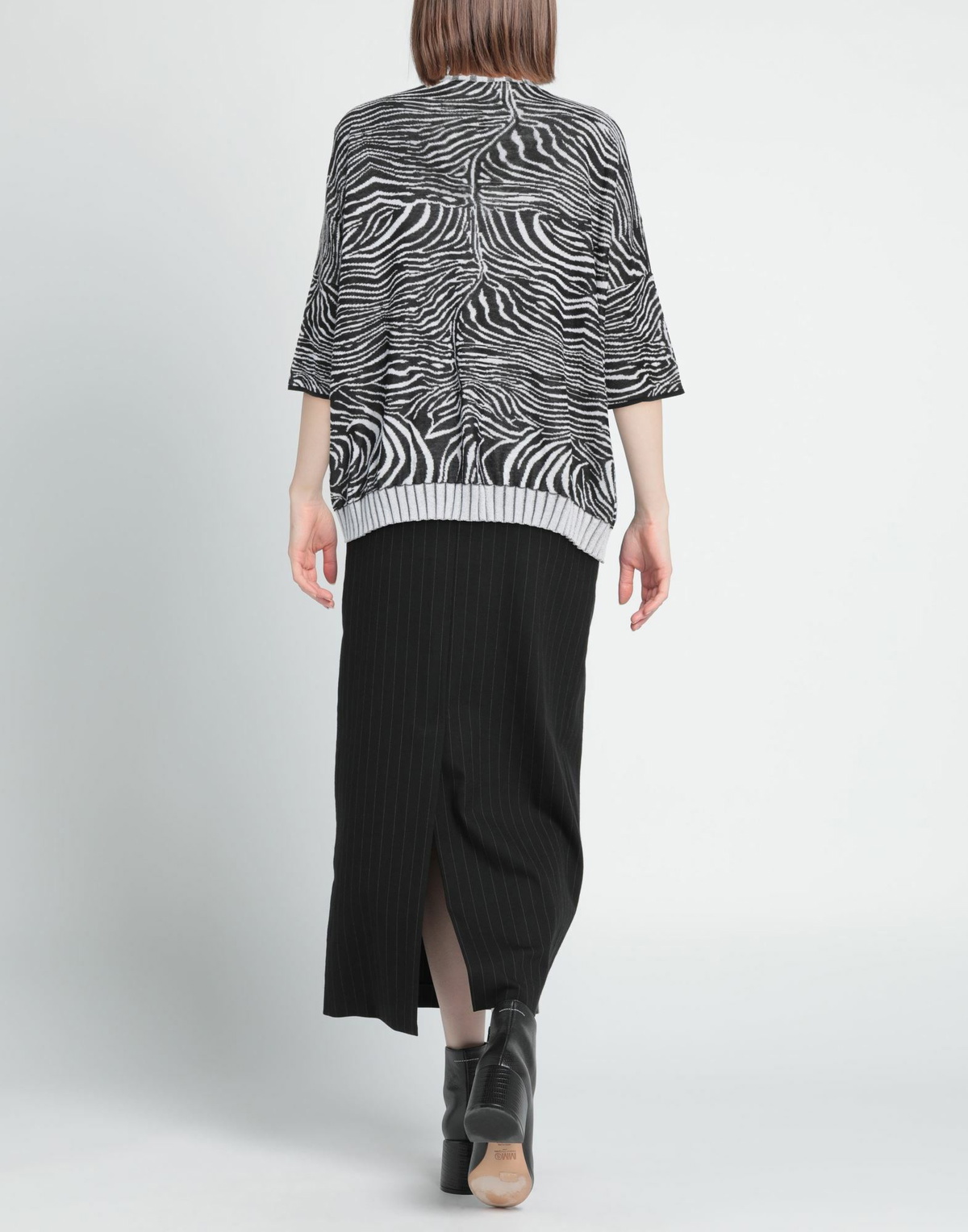 Manila Grace Womens Sweater in Black