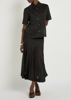 Our Legacy Petti Embroidered Woven Skirt Black