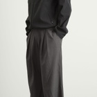 Anglan Men's Valley Tuck Trousers in Charcoal