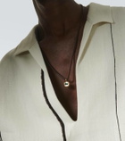 Octavia Elizabeth 18kt gold necklace with tourmaline