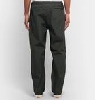 Stüssy - Checked Canvas Drawstring Trousers - Black