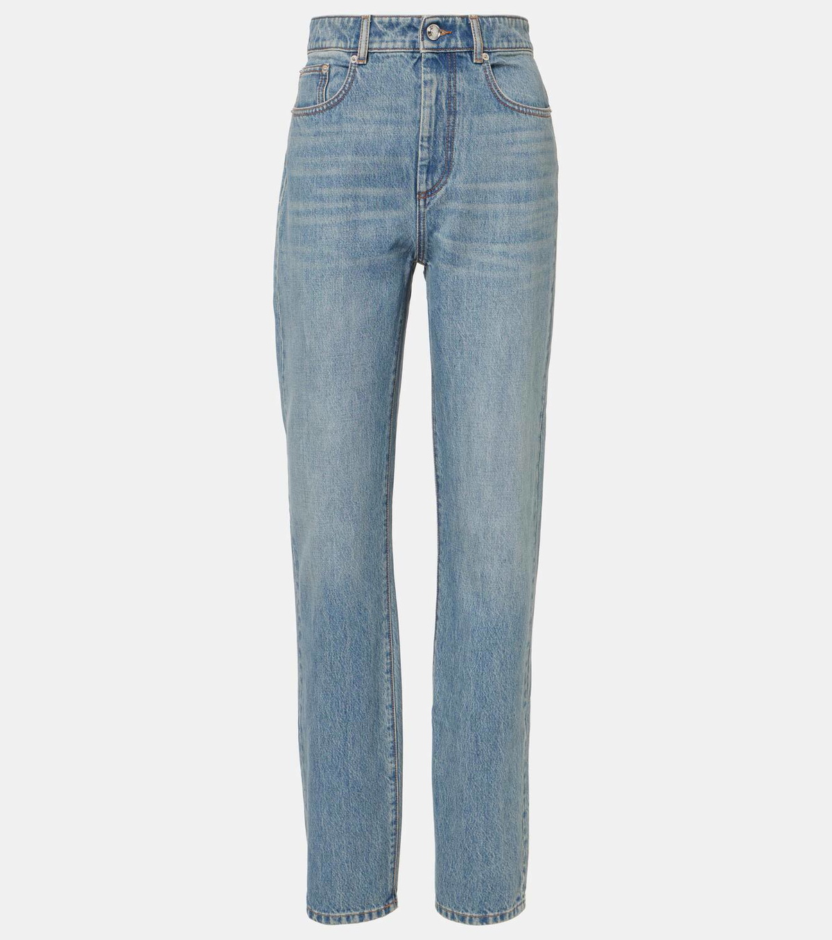 パンツ SPORTMAX Women Straight Pants LEONECO Blue Sportmax Tasso high-rise straight jeans Sportmax