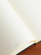 Serapian - Large Logo-Print Full-Grain Cachemire Leather Notebook