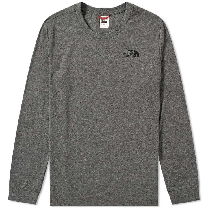 Photo: The North Face Long Sleeve Simple Dome Tee Grey