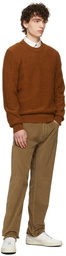 DOPPIAA Orange Aappio Crewneck Sweater