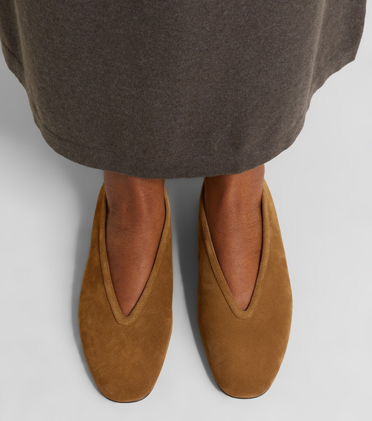 Le Monde Béryl Luna suede ballet flats