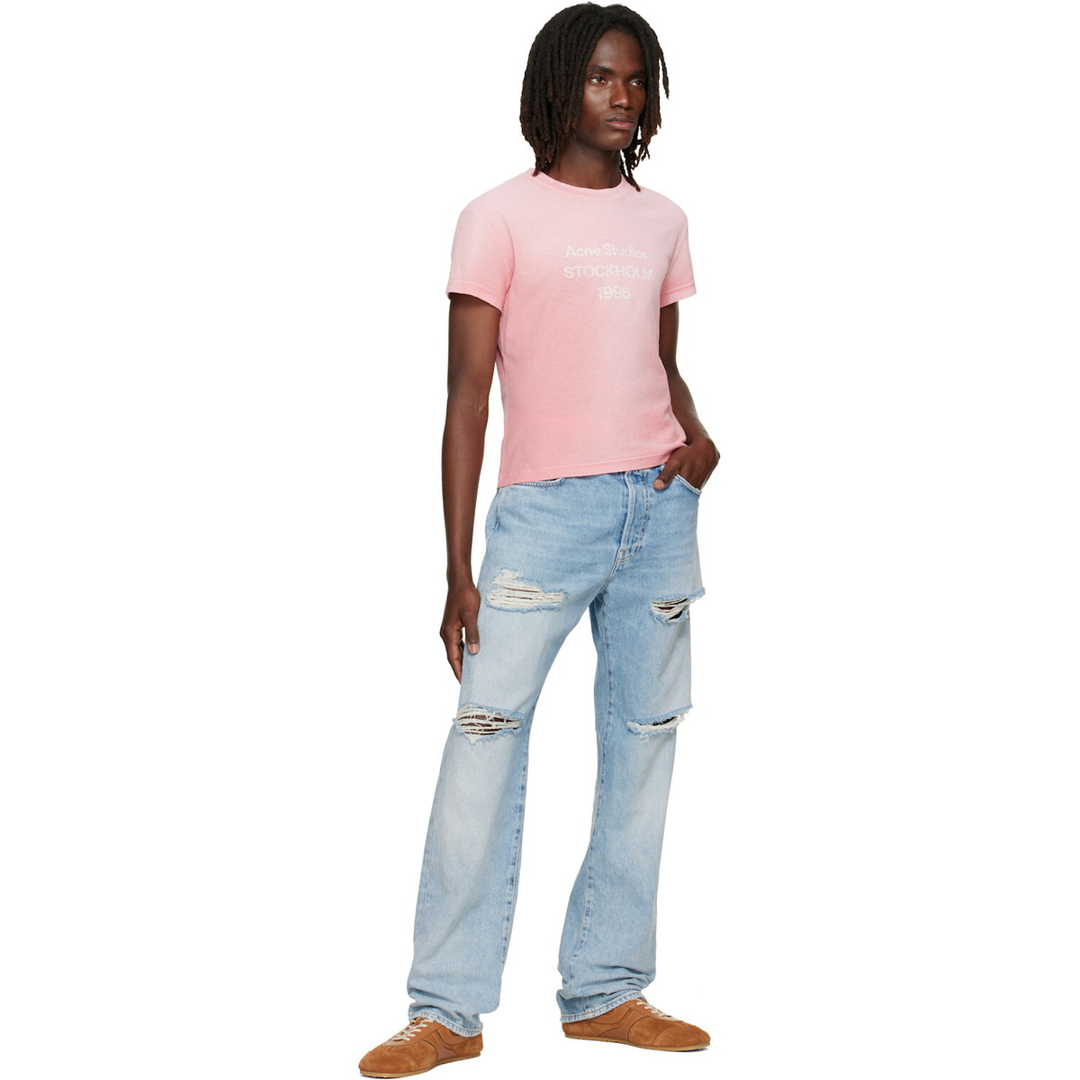 Acne Studios Pink Faded T-shirt