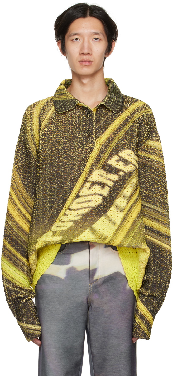 PONDER.ER SSENSE Exclusive Yellow Boy Polo