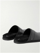 Mr P. - Leather Slippers - Black