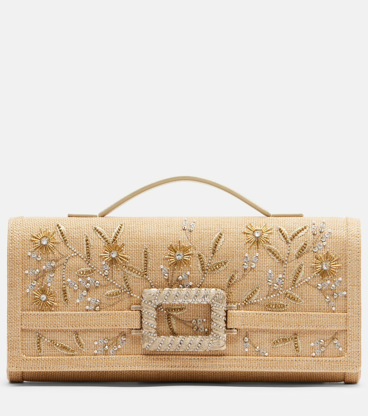 Roger Vivier Belle Vivier Small embroidered top-handle bag