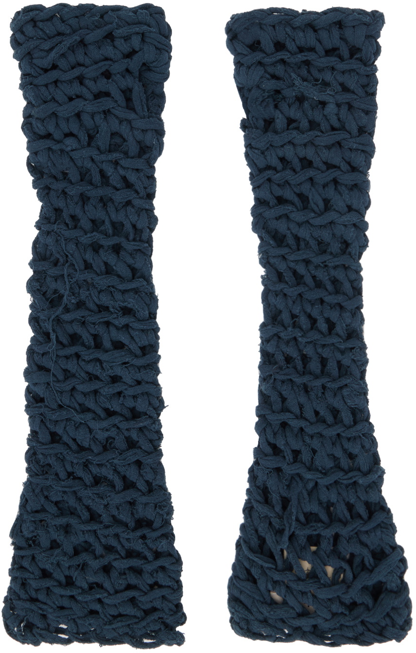 Solitude Studios SSENSE Exclusive Black Husk Arm Warmers