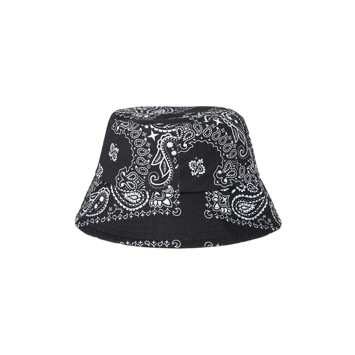 MC2 Saint Barth Cotton Bucket Hat With Front Embroidery And Bandanna Pattern