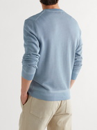 TOM FORD - Slim-Fit Cotton-Blend Sweater - Blue