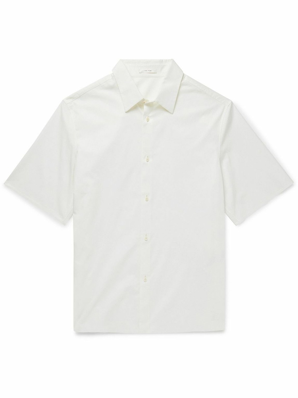 Photo: The Row - Patrick Oversized Cotton-Poplin Shirt - White