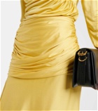 Givenchy Draped jersey midi skirt