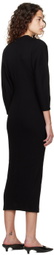 BITE Black Seashell Midi Dress