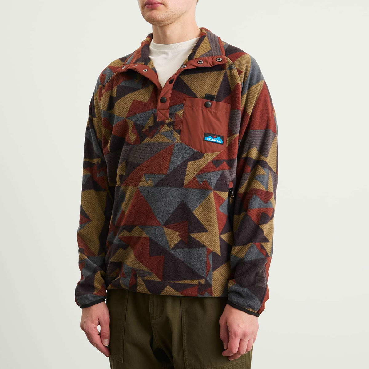 KAVU Men's Teannaway Pullover Fleece in Kavu Angle