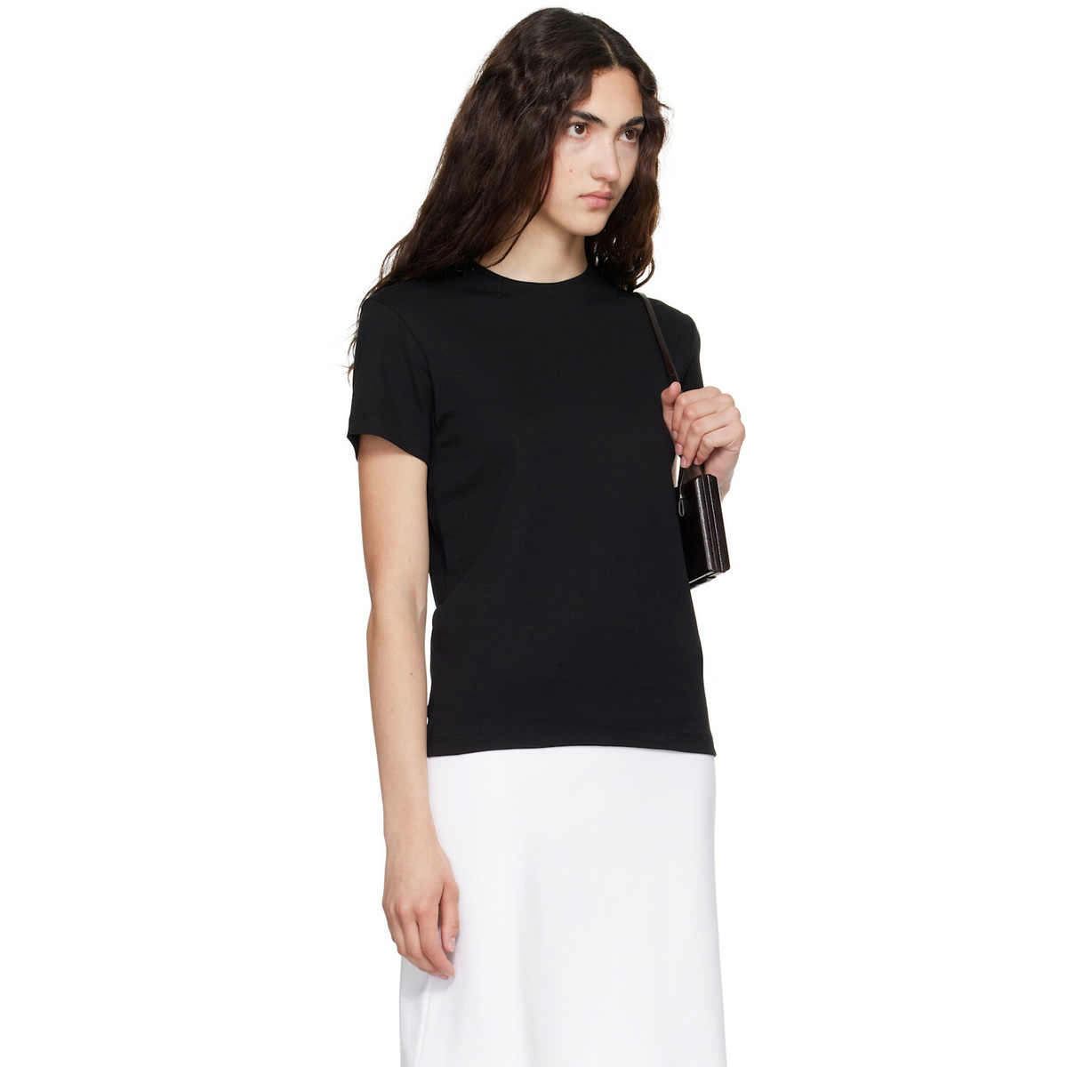 FLORE FLORE Black Monica T-shirt