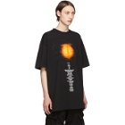 Vetements Black Sun Planet Number T-Shirt
