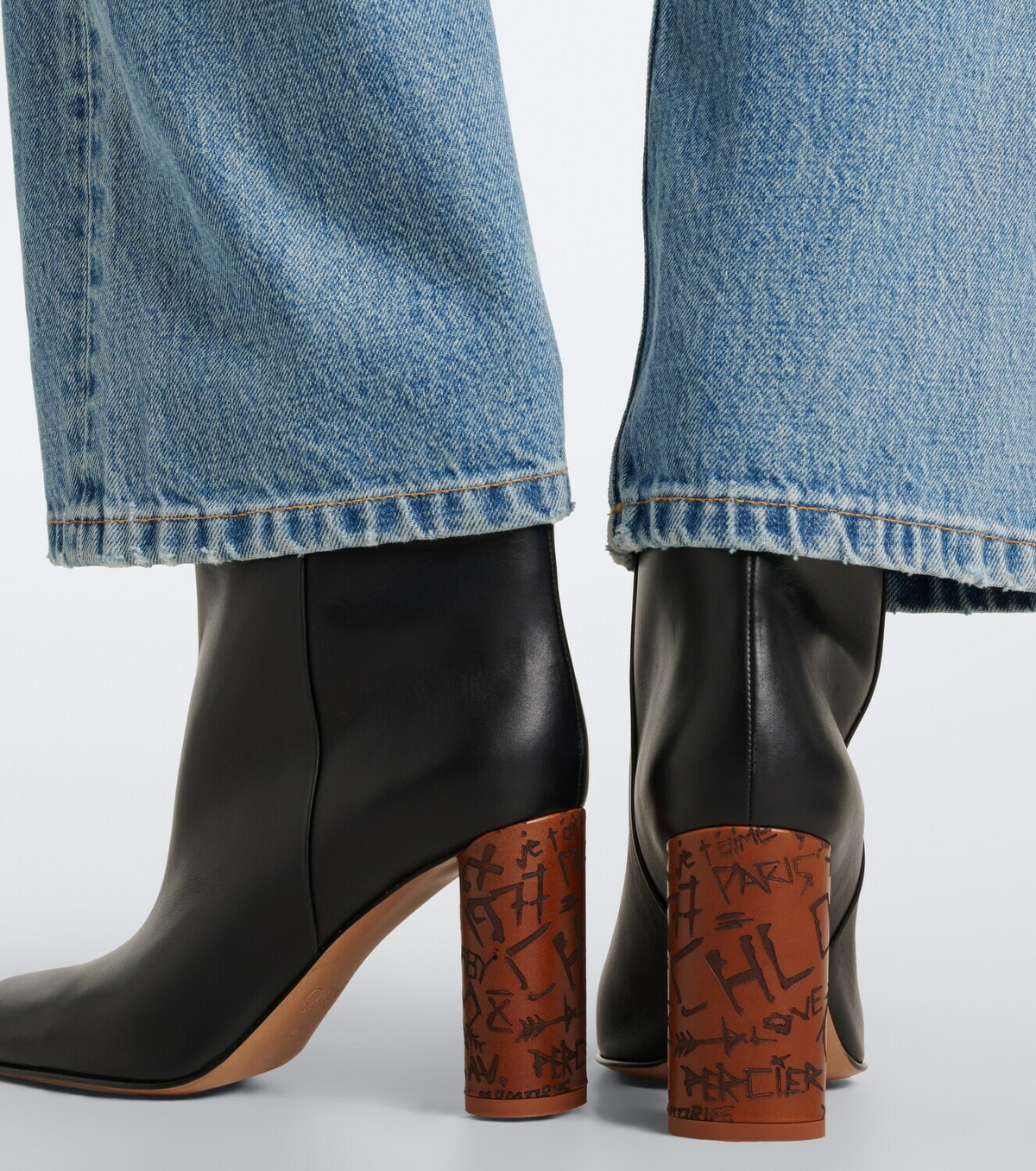 Chloé Maxime leather ankle boots