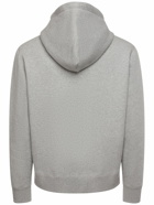 MONCLER - Brushed Cotton Zip-up Sweatshirt