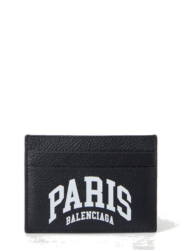 Photo: Paris Logo Card Holder in Black