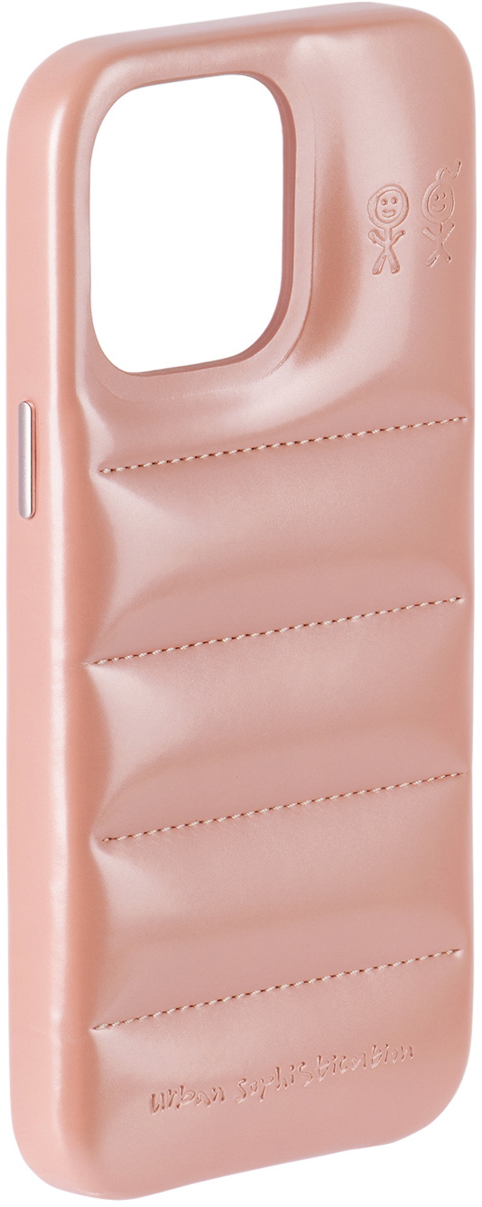 Urban Sophistication Pink 'The Puffer' iPhone 14 Pro Max Case